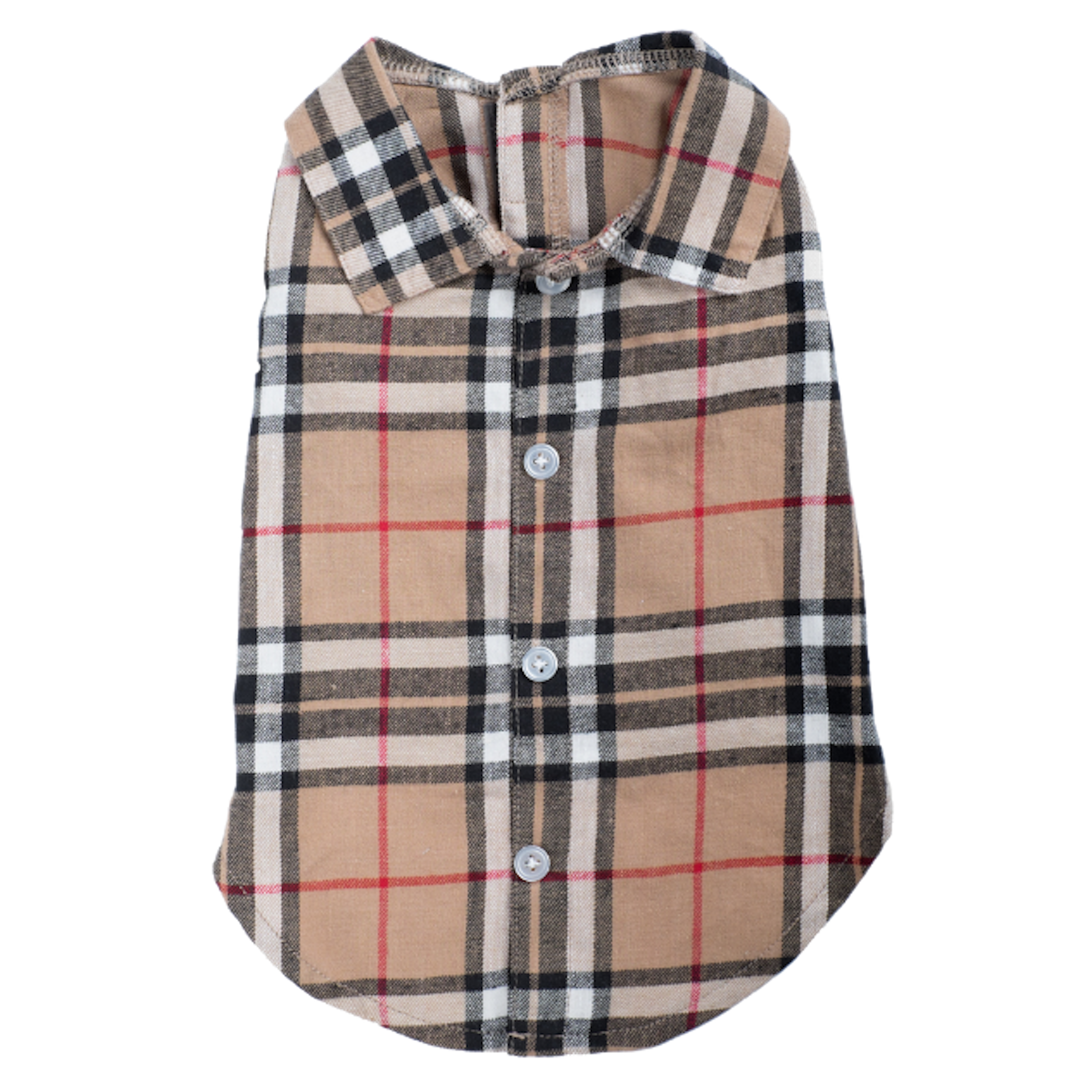 Shirt | Bias Plaid Tan