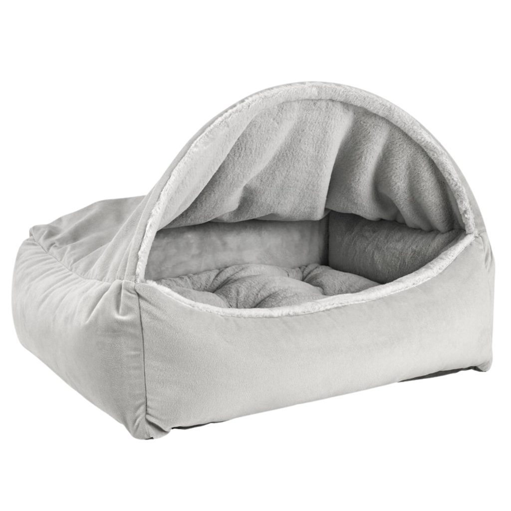 Canopy Burrow Bed | Cloud Sheepskin Faux Fur