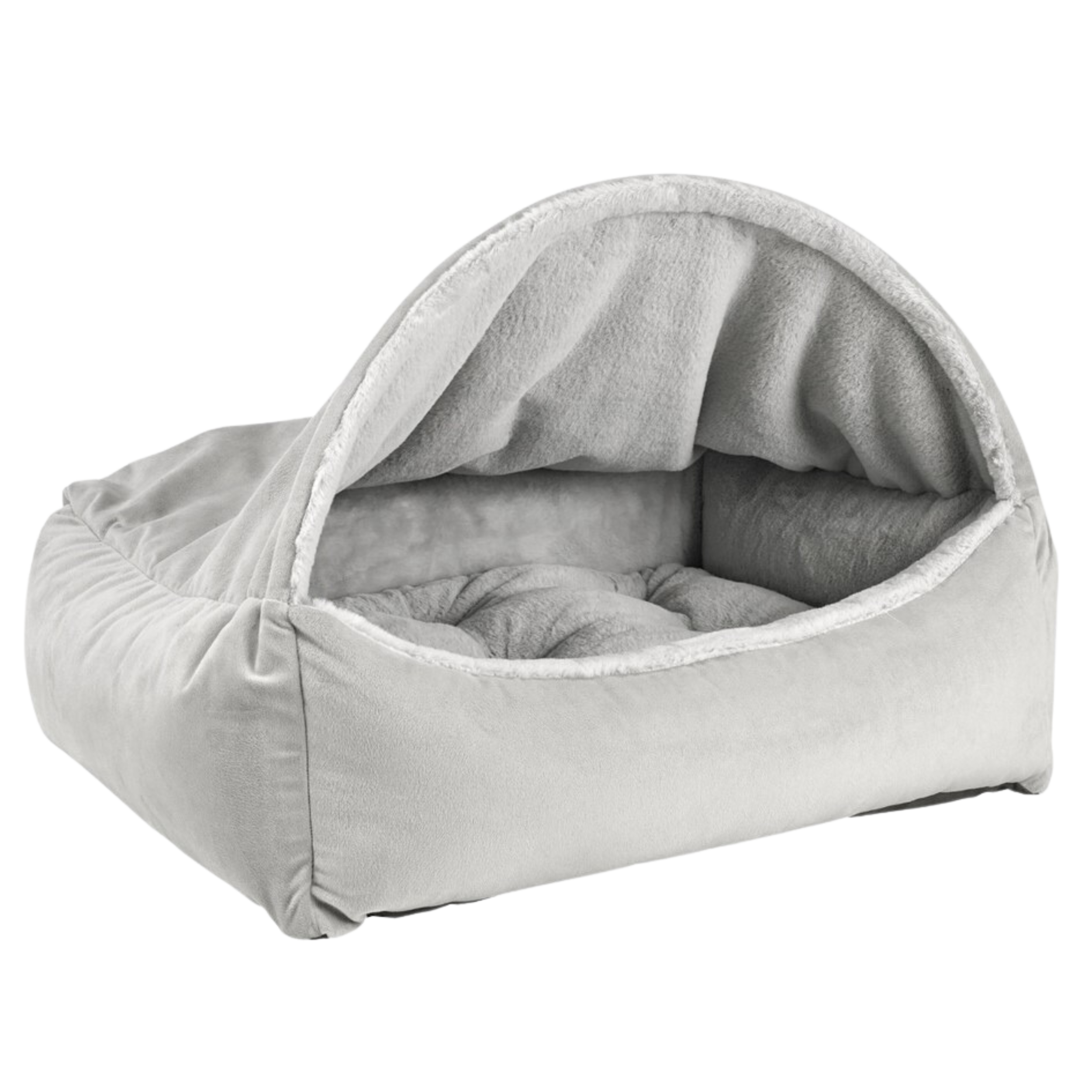 Canopy Burrow Bed | Cloud Sheepskin Faux Fur