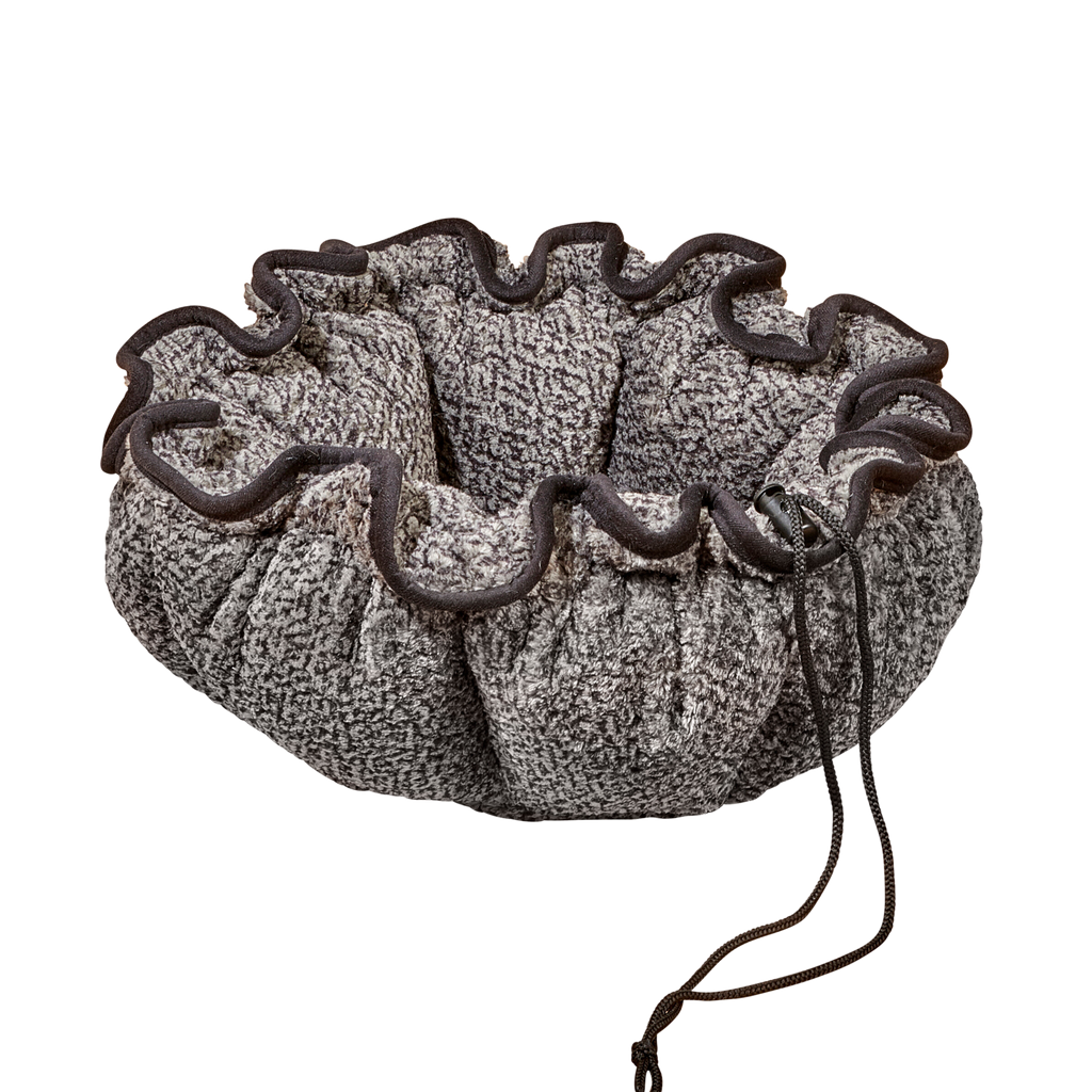 Buttercup Bed | Grey Owl Sheepskin Faux Fur