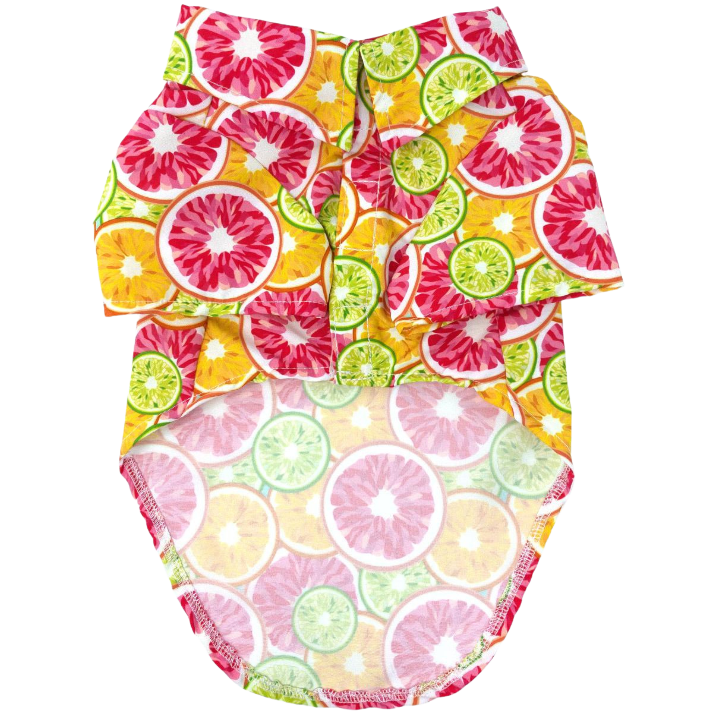 Hawaiian Camp Shirt | Citrus Slice