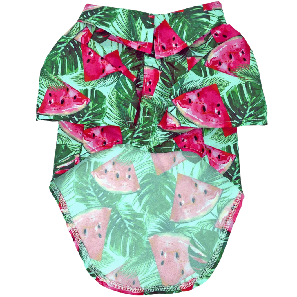 Hawaiian Camp Shirt | Juicy Watermelon