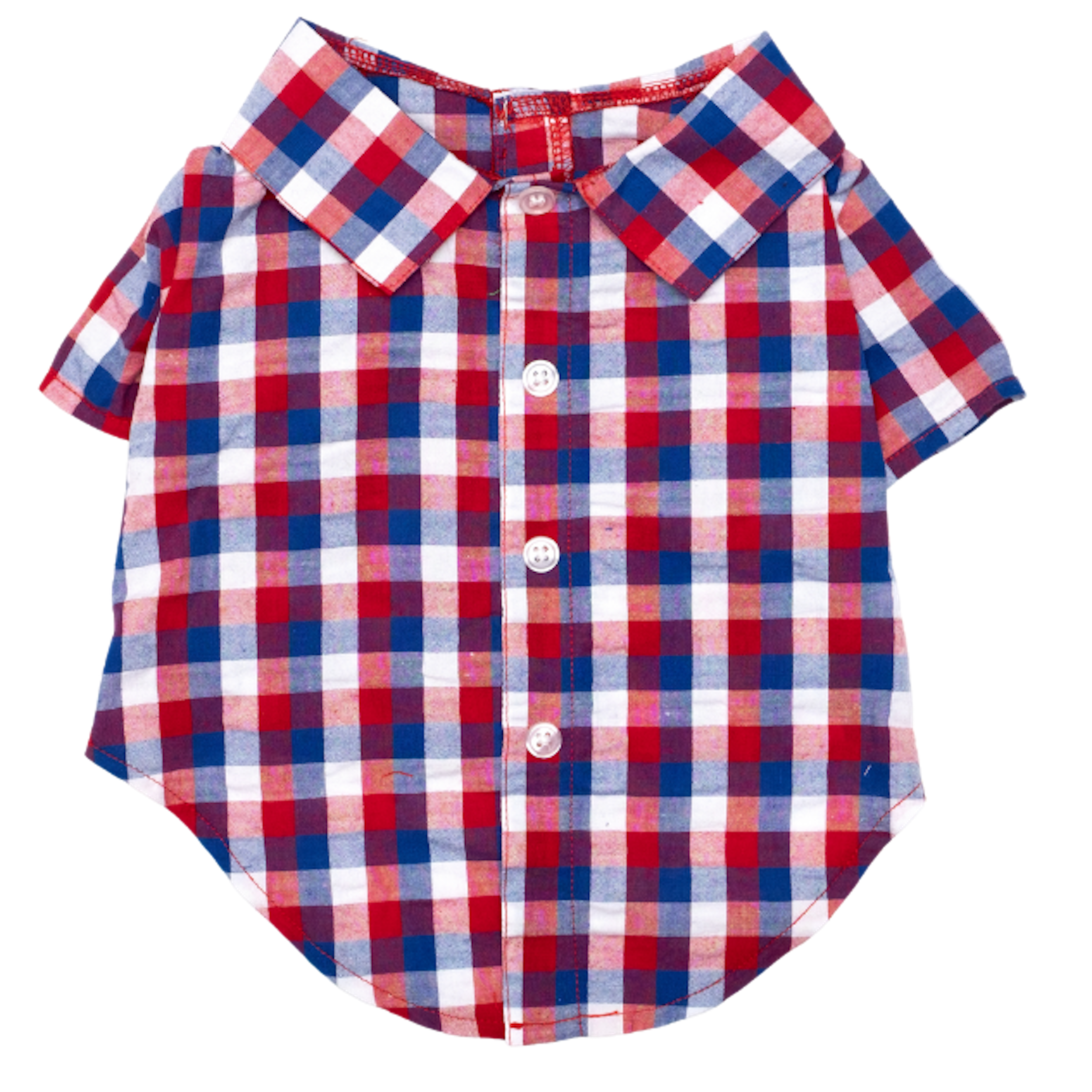 Shirt | Red, White, & Blue Check